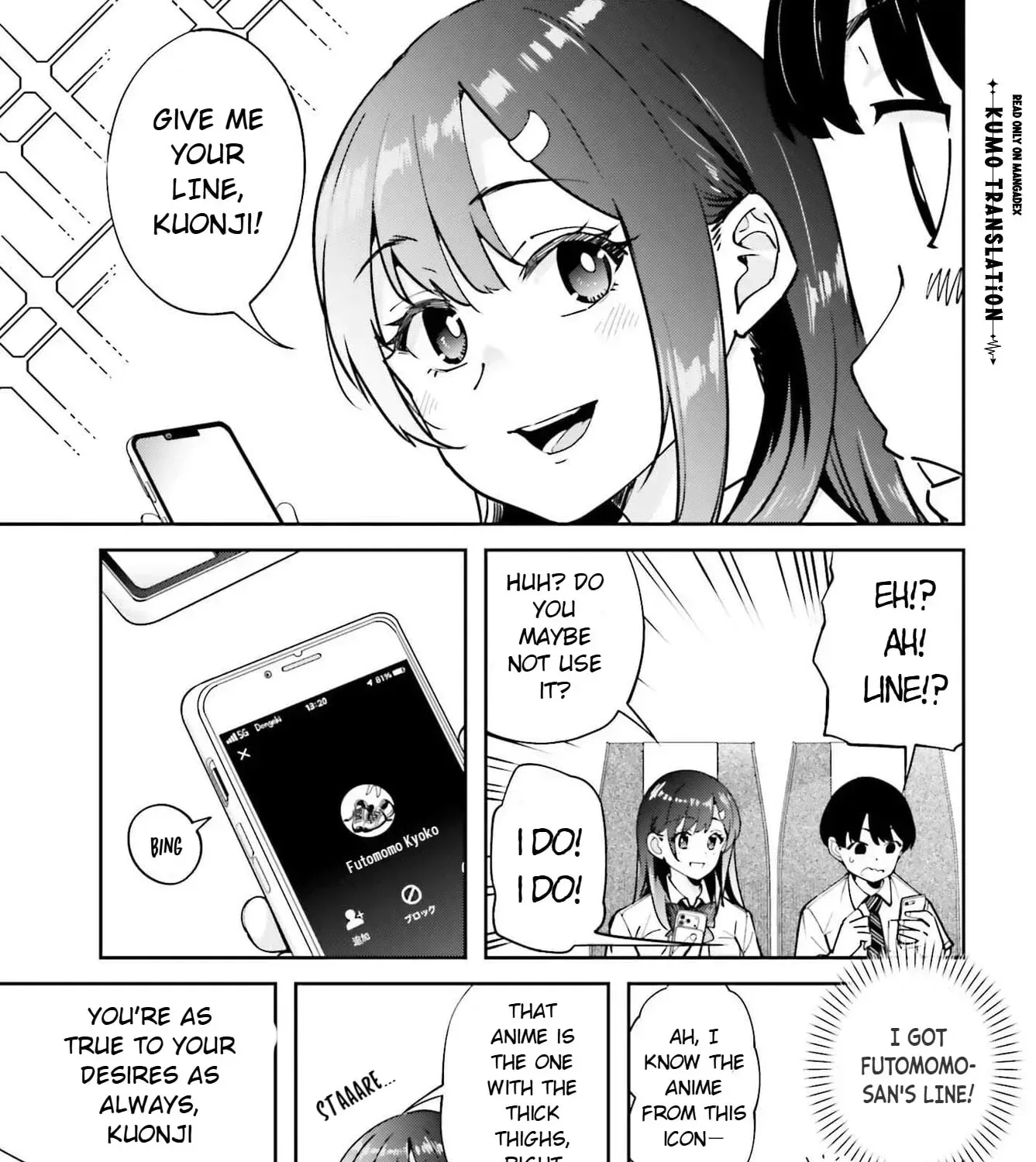 Thighs-san next to me Chapter 7 page 10
