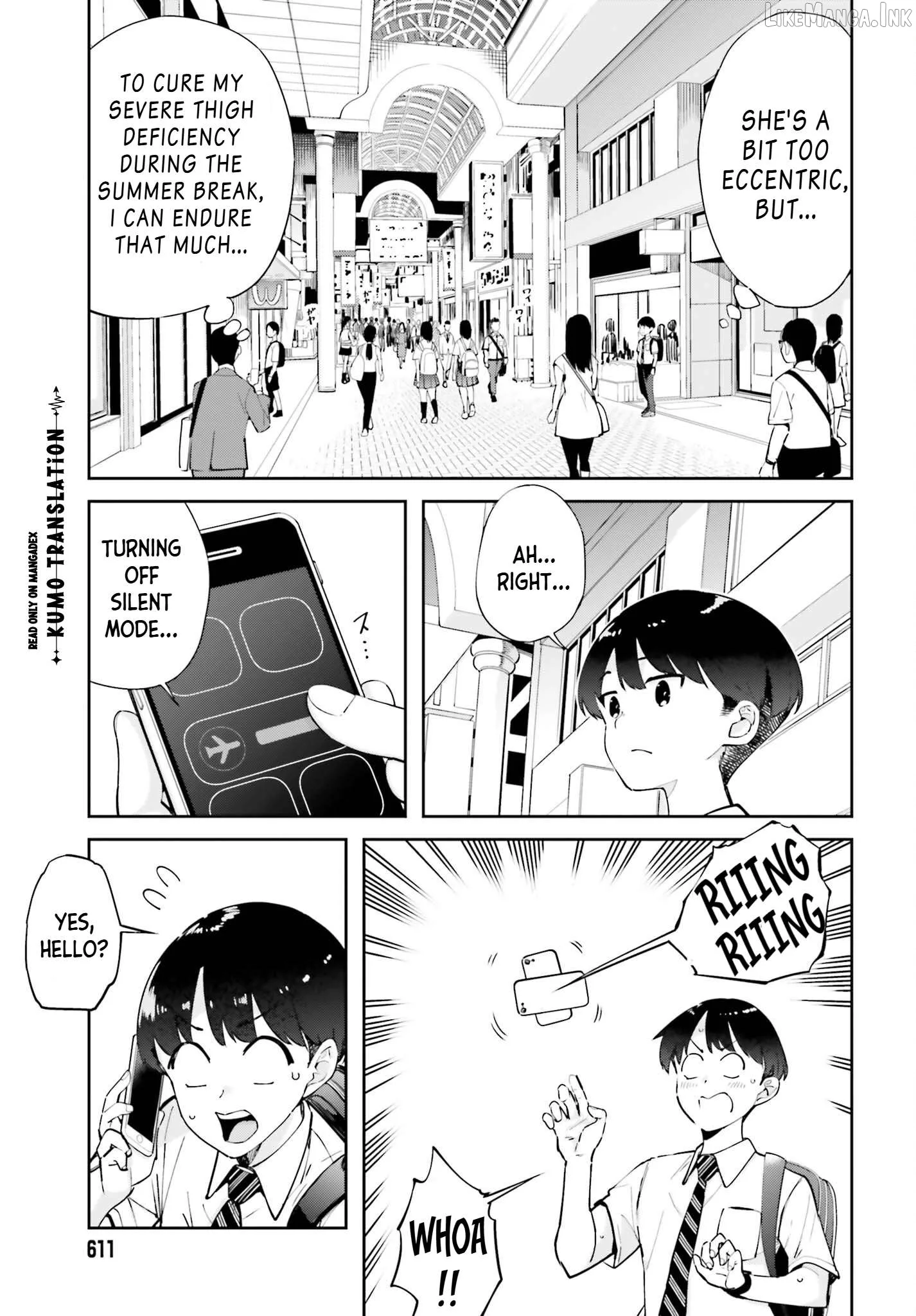 Thighs-san next to me Chapter 9 page 6