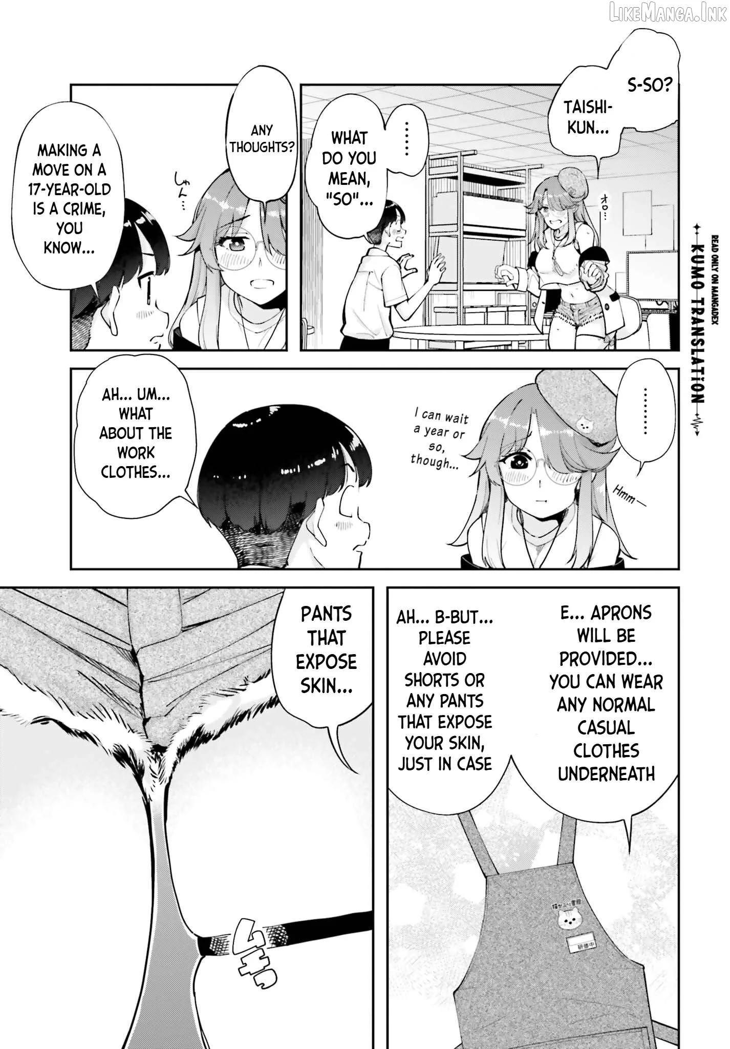 Thighs-san next to me Chapter 9 page 4