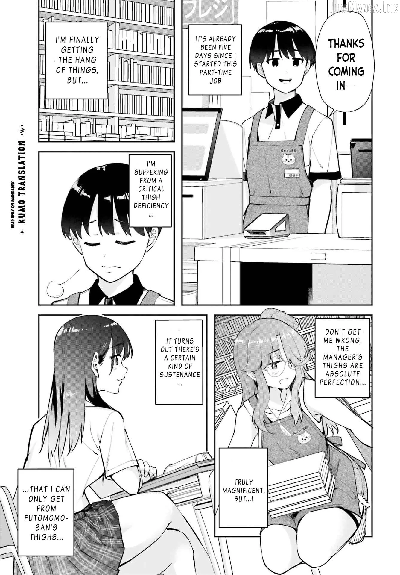 Thighs-san next to me Chapter 10 page 4