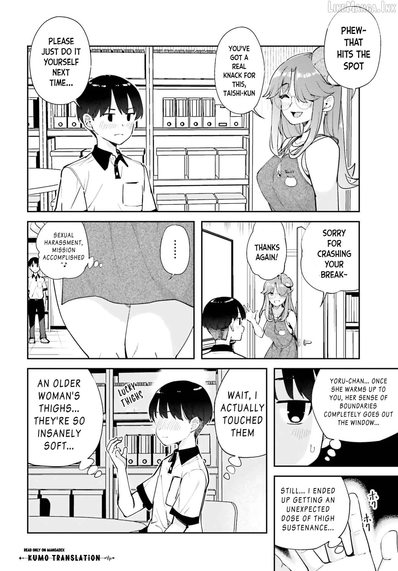 Thighs-san next to me Chapter 10 page 13