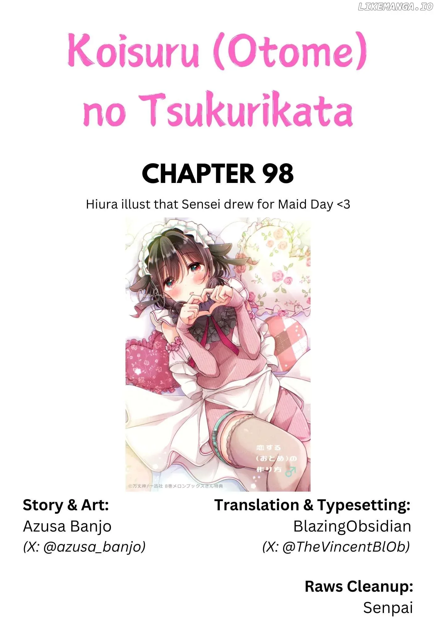 How To Make A "girl" Fall In Love Chapter 98 page 1
