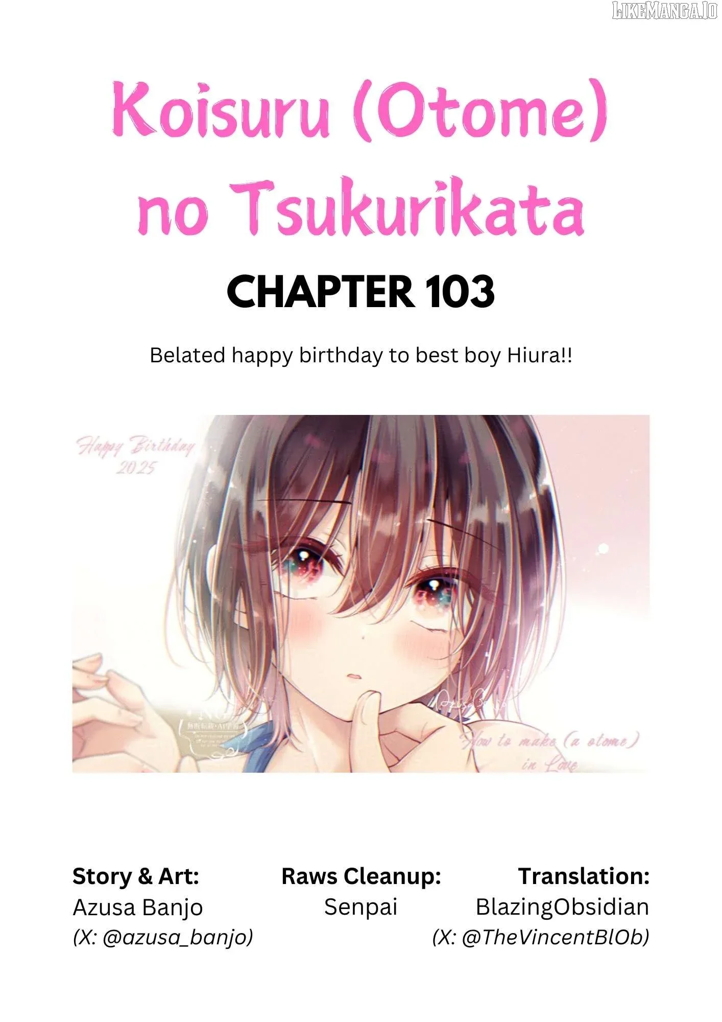 How To Make A "girl" Fall In Love Chapter 103 page 1