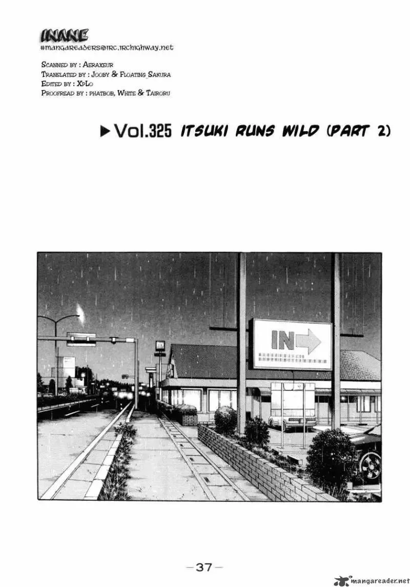 Initial D Chapter 325 page 1
