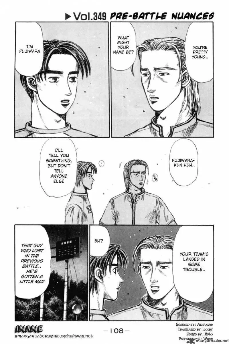 Initial D Chapter 349 page 1