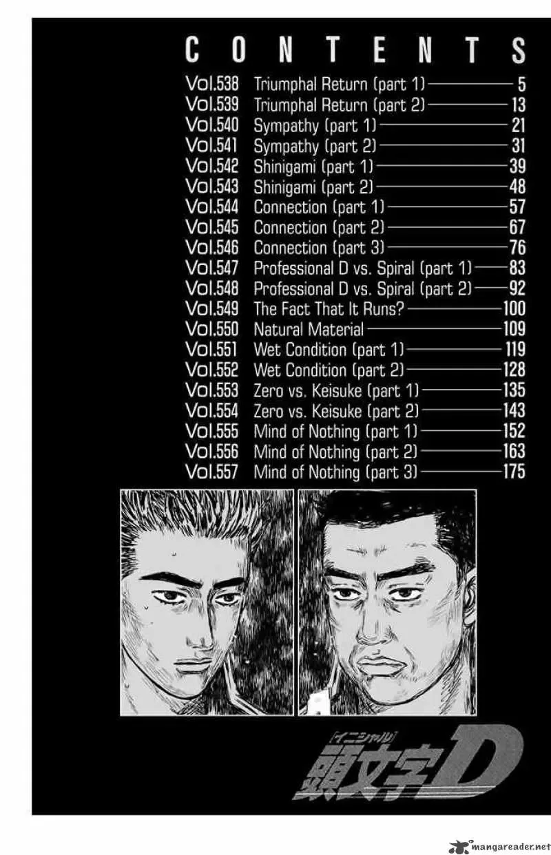 Initial D Chapter 538 page 1