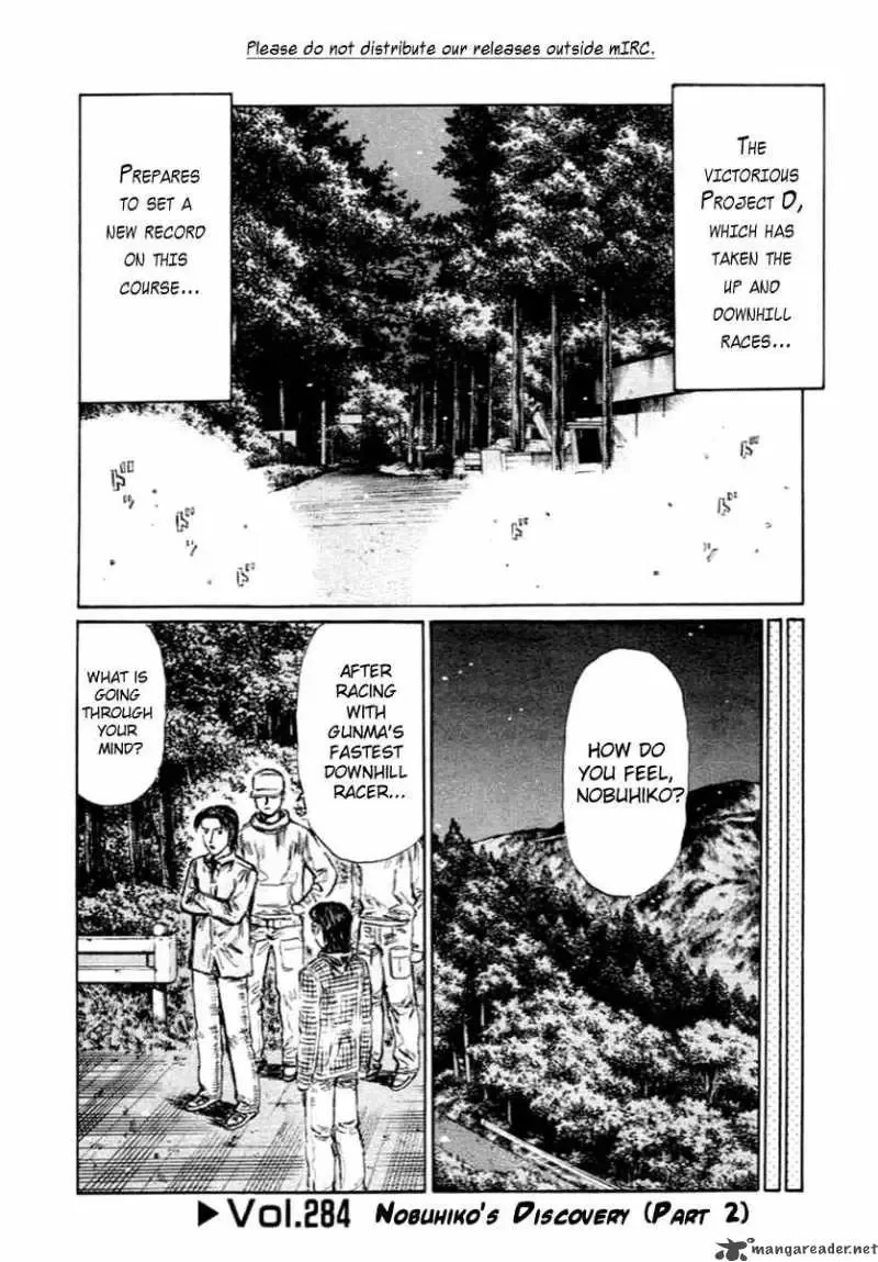 Initial D Chapter 284 page 1