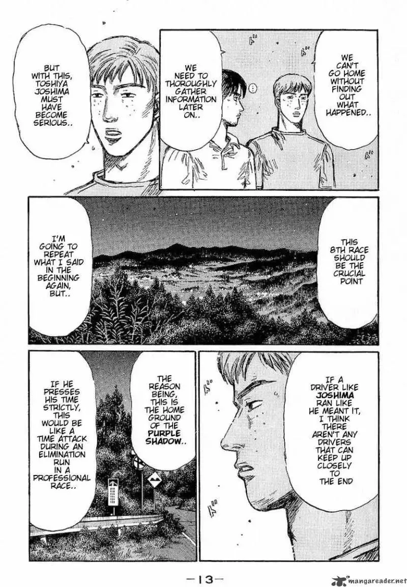 Initial D Chapter 390 page 13