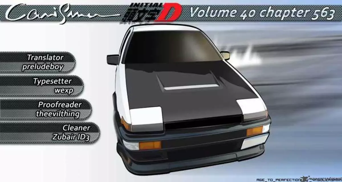 Initial D Chapter 563 page 1