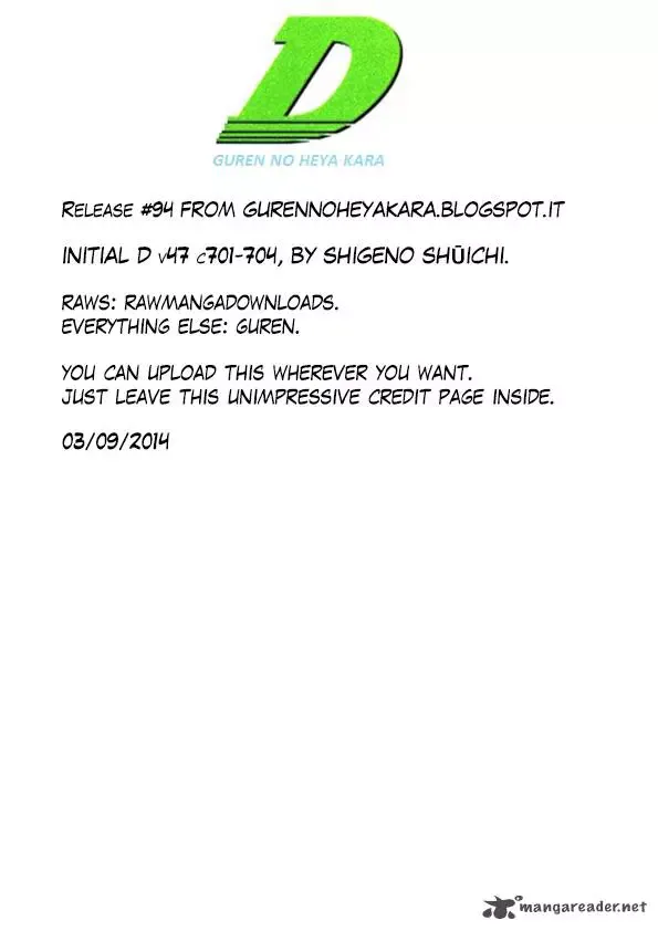 Initial D Chapter 701 page 9