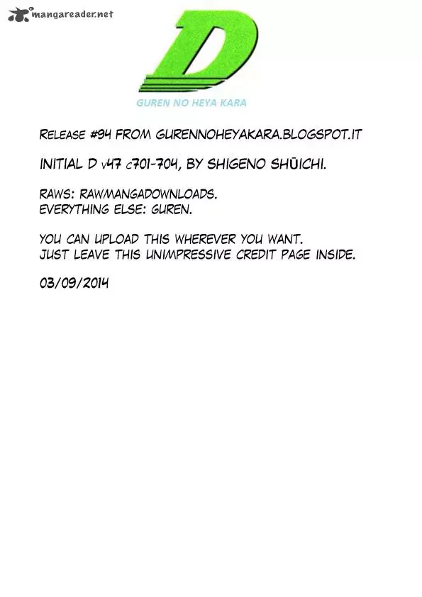 Initial D Chapter 703 page 10