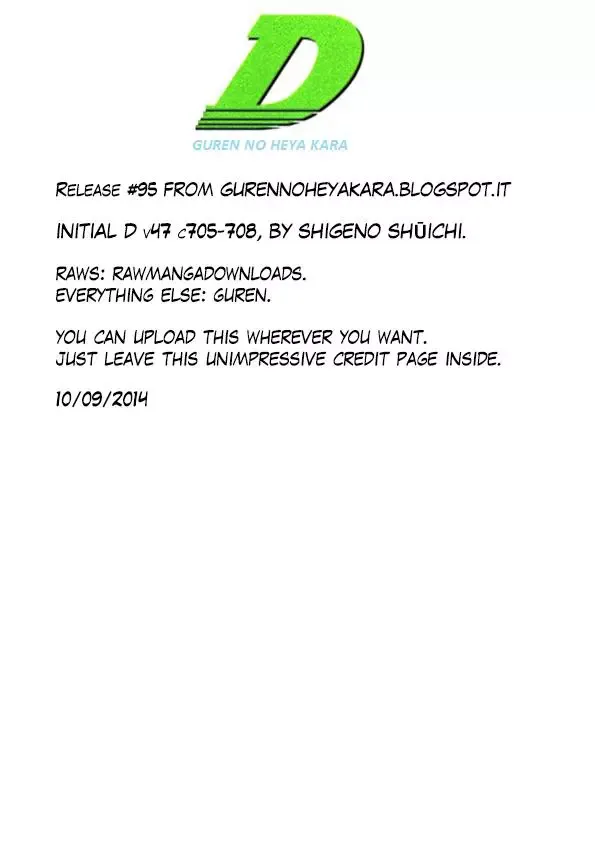 Initial D Chapter 706 page 11