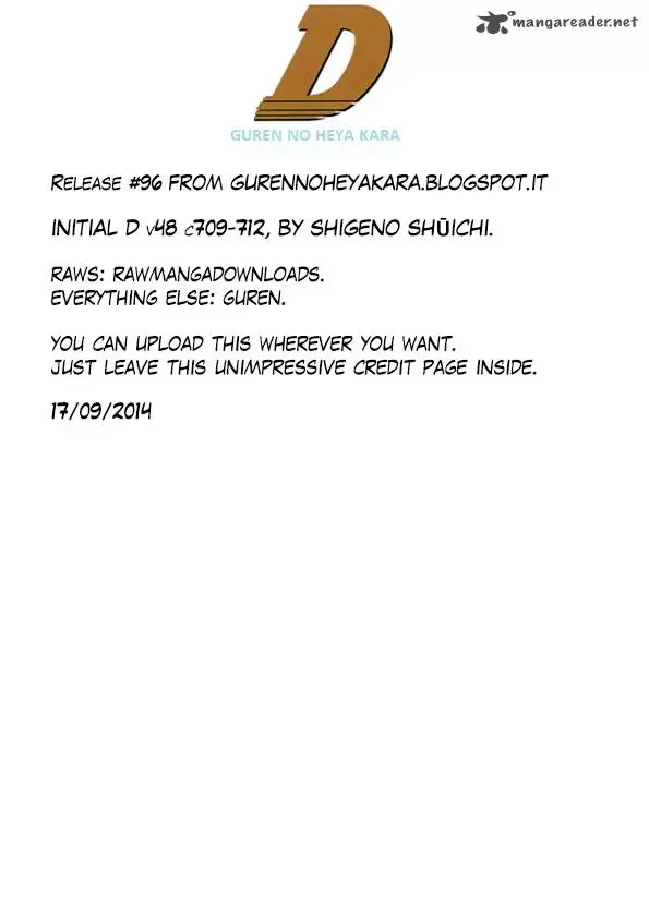 Initial D Chapter 711 page 12