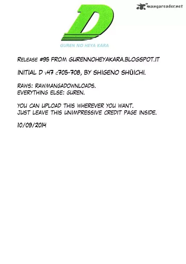Initial D Chapter 705 page 8