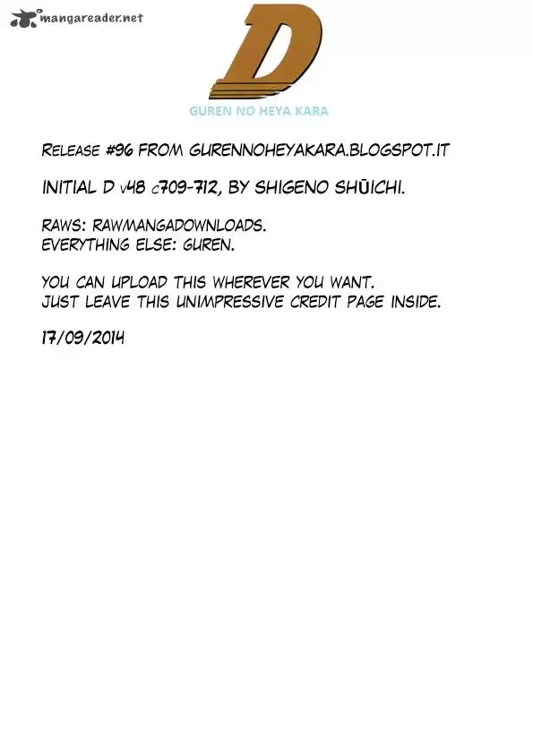 Initial D Chapter 712 page 10