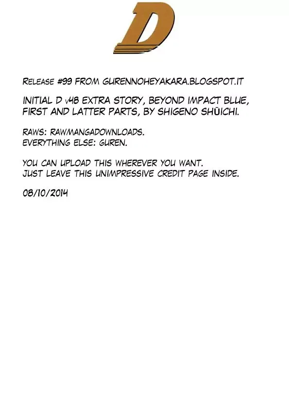 Initial D Chapter 719.5 page 51
