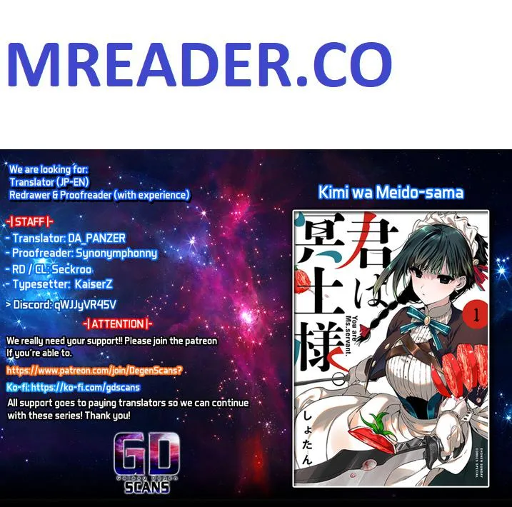 Kimi wa Meido-sama Chapter 33 page 1