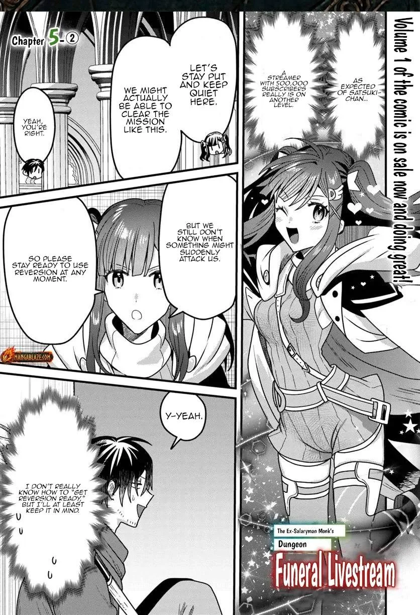 The Ex-Salaryman Monk’s Dungeon Funeral Livestream Chapter 5.2 page 2