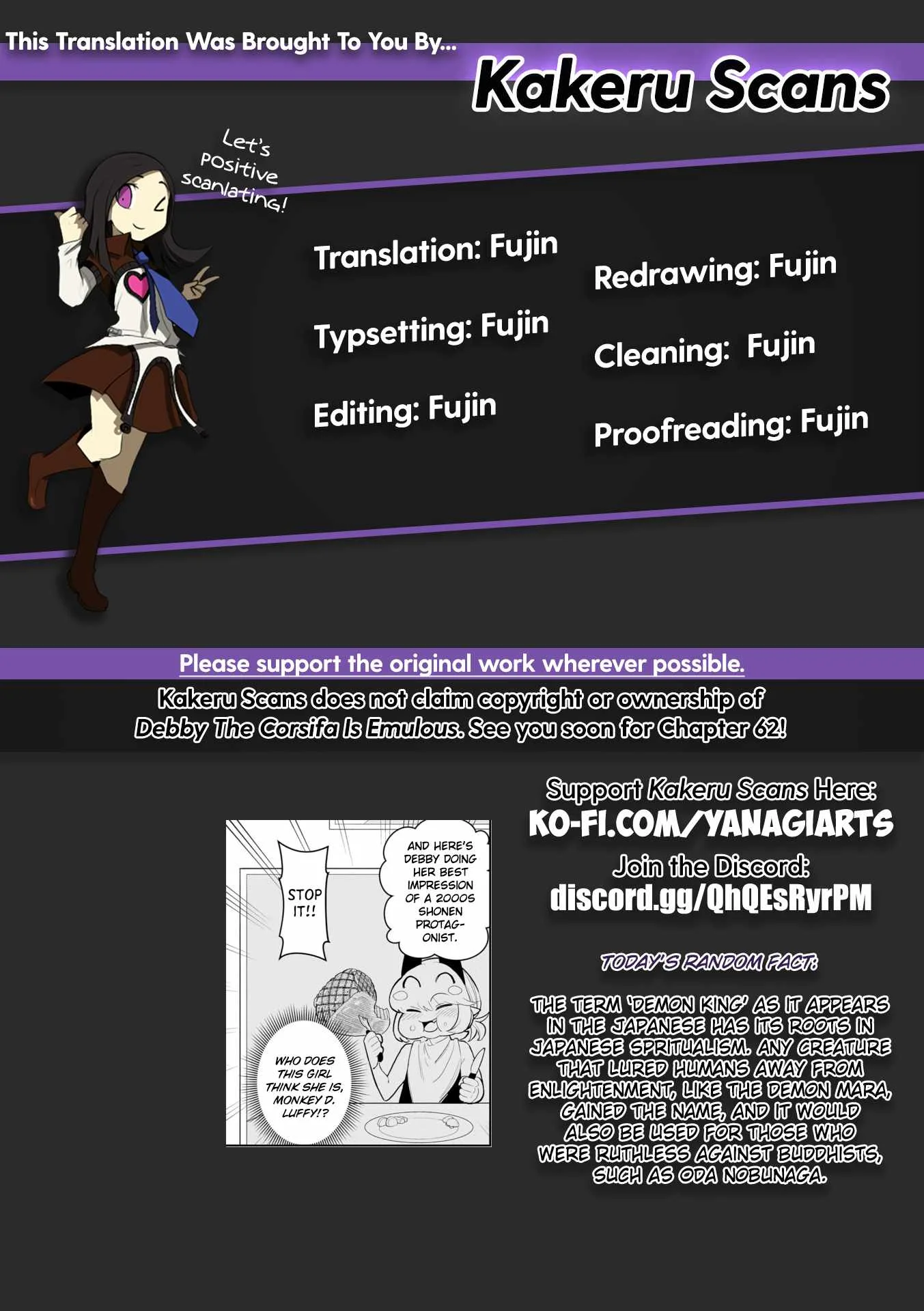 Debby The Corsifa Is Emulous Chapter 61 page 16