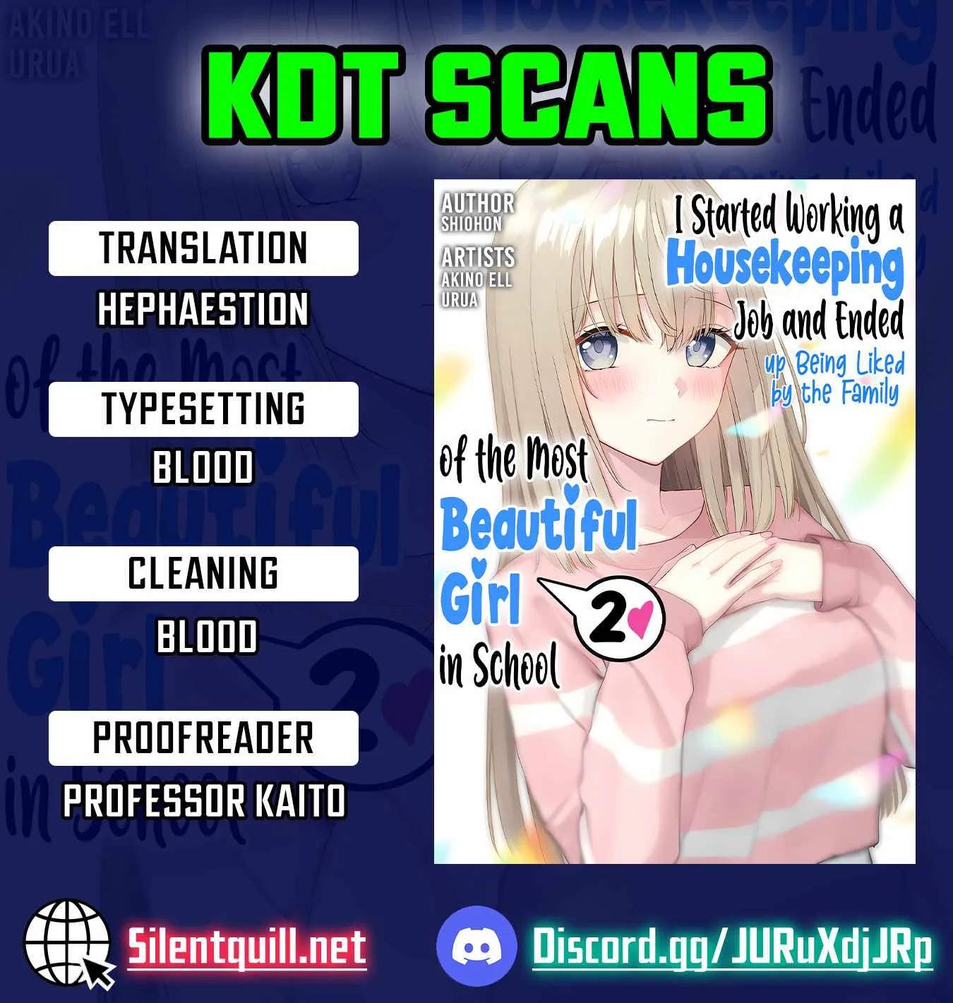 Kaji Daikou no Arubaito wo Hajimetara Gakuen Ichi no Bishoujo no Kazoku ni Kiniirarechaimashita. Chapter 17 page 1