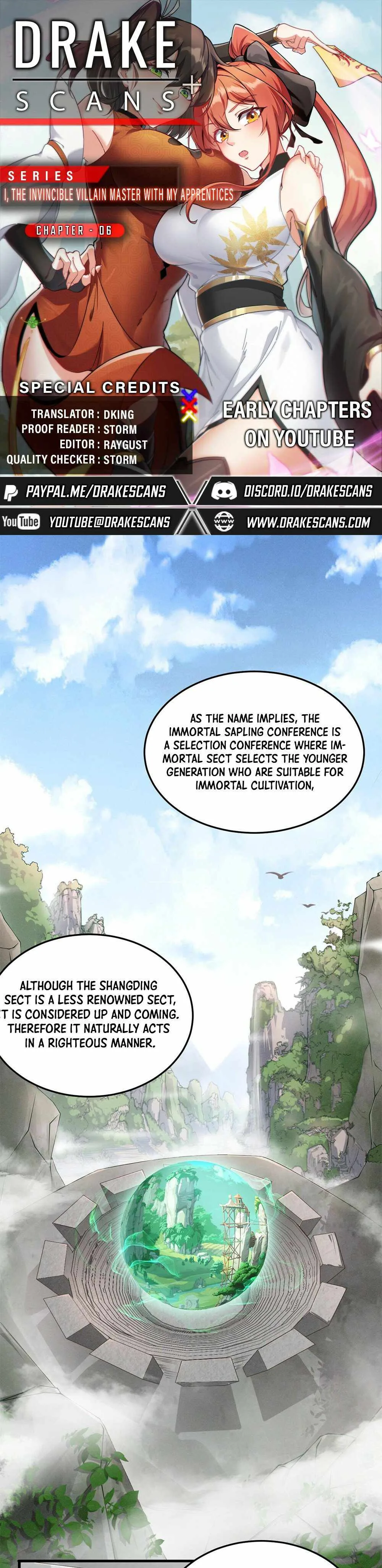 I, The Invincible Villain Master With My Apprentices Chapter 6 page 1