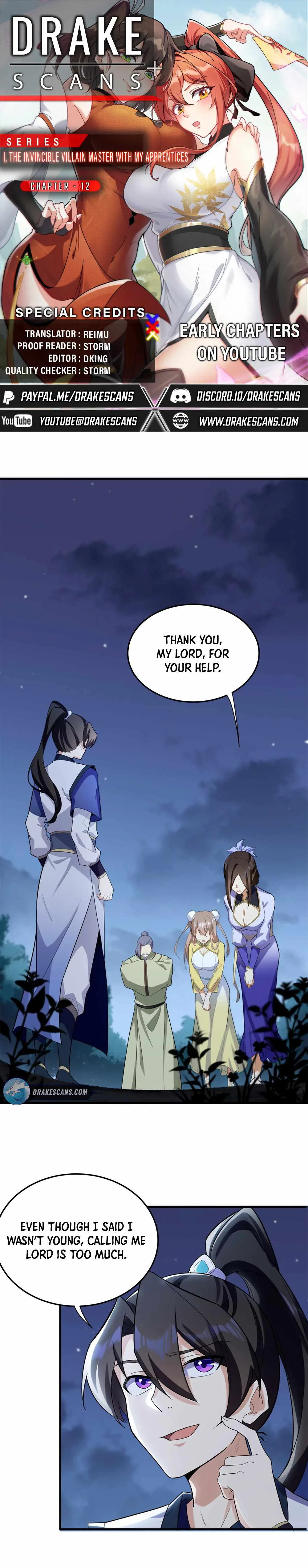 I, The Invincible Villain Master With My Apprentices Chapter 12 page 1