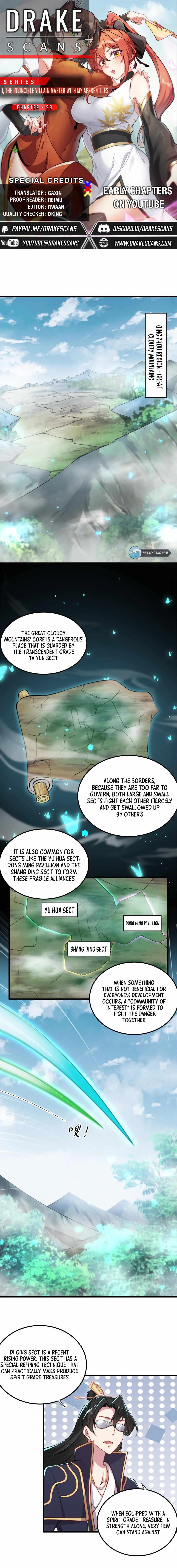 I, The Invincible Villain Master With My Apprentices Chapter 23 page 1