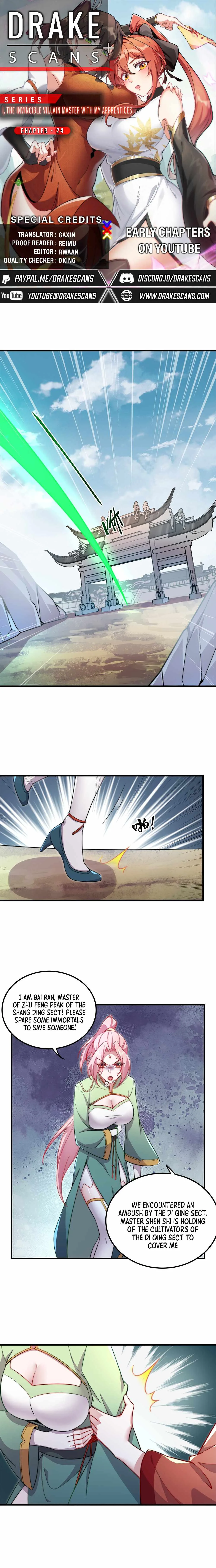 I, The Invincible Villain Master With My Apprentices Chapter 24 page 1