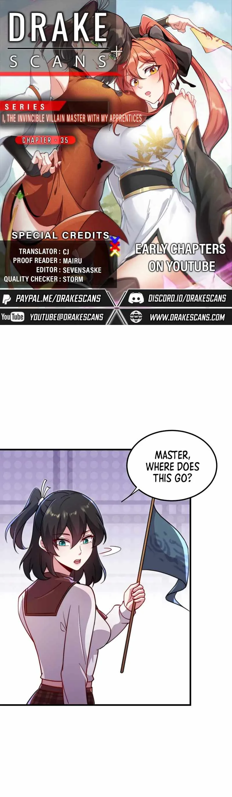 I, The Invincible Villain Master With My Apprentices Chapter 35 page 1