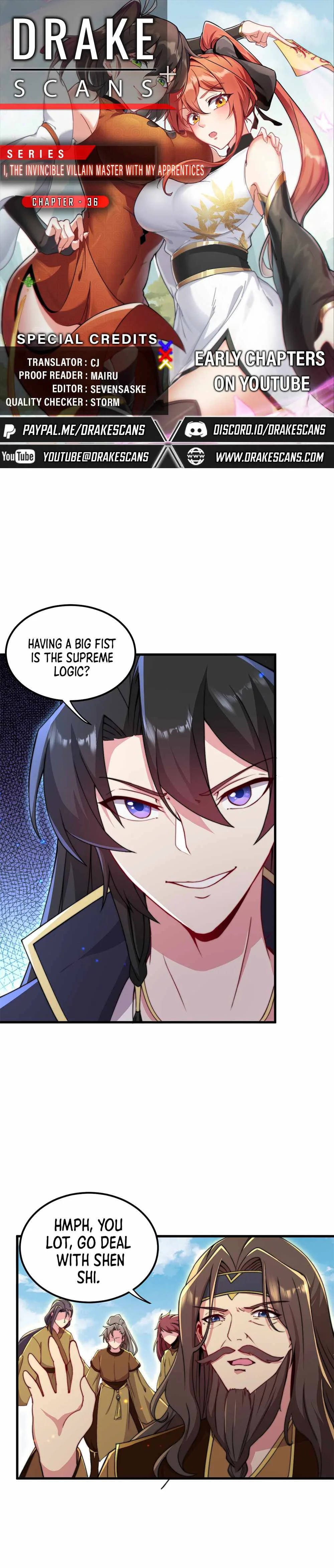 I, The Invincible Villain Master With My Apprentices Chapter 36 page 1