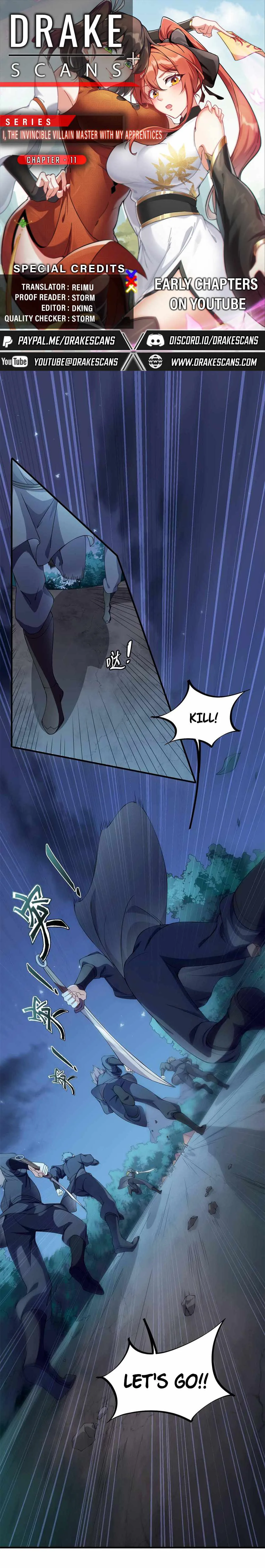 I, The Invincible Villain Master With My Apprentices Chapter 11 page 1