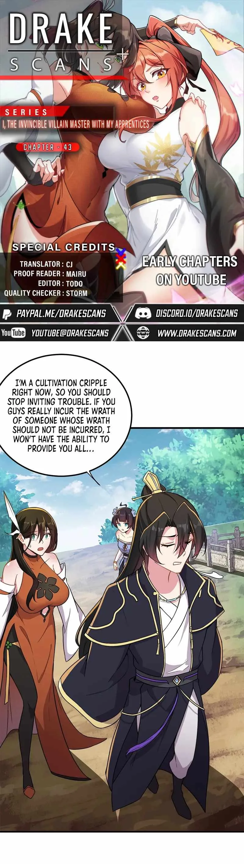 I, The Invincible Villain Master With My Apprentices Chapter 43 page 1