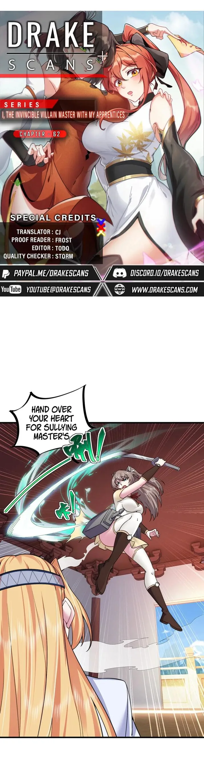 I, The Invincible Villain Master With My Apprentices Chapter 62 page 1