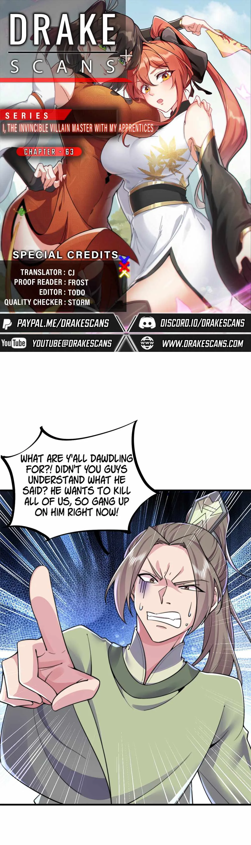 I, The Invincible Villain Master With My Apprentices Chapter 63 page 1