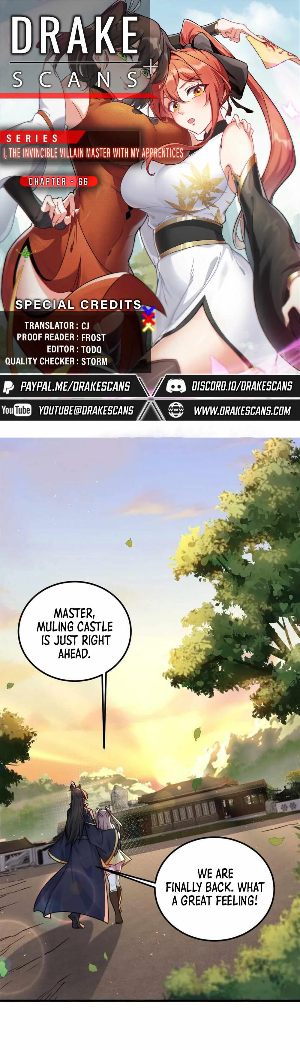 I, The Invincible Villain Master With My Apprentices Chapter 66 page 1