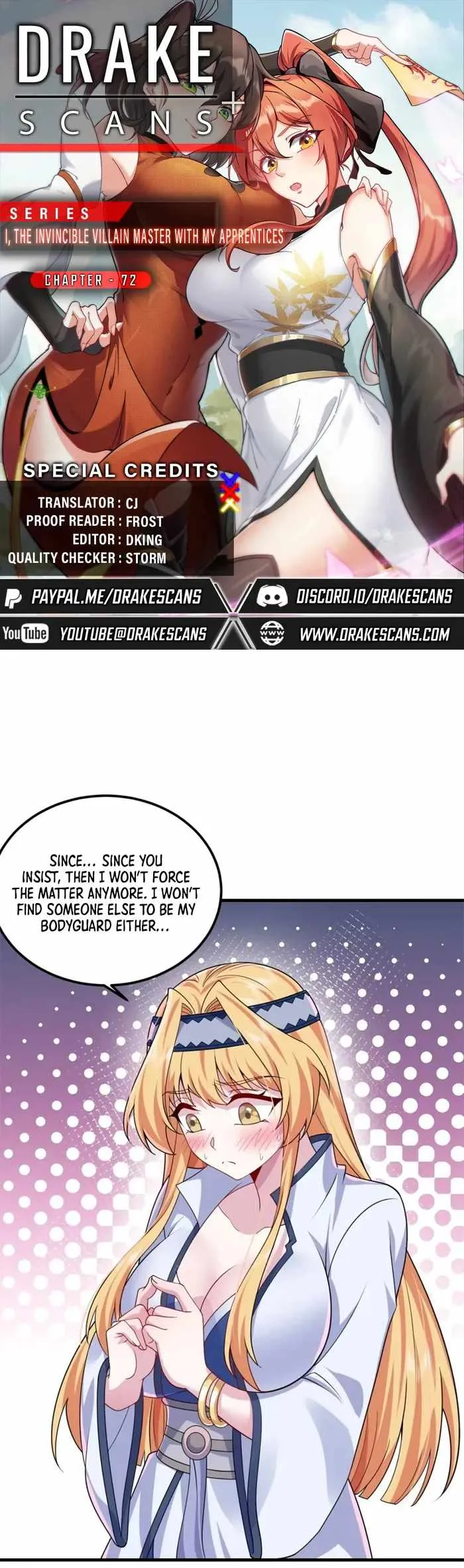 I, The Invincible Villain Master With My Apprentices Chapter 72 page 1