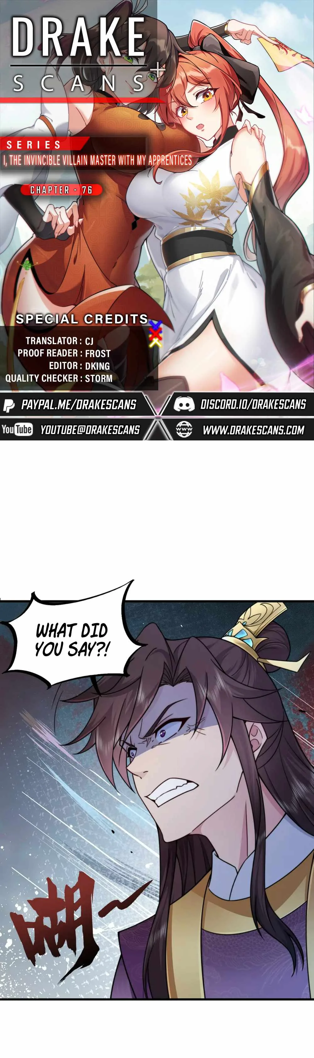 I, The Invincible Villain Master With My Apprentices Chapter 76 page 1
