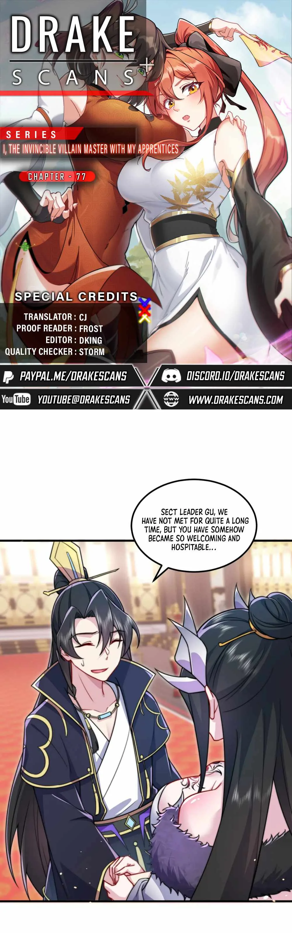 I, The Invincible Villain Master With My Apprentices Chapter 77 page 1