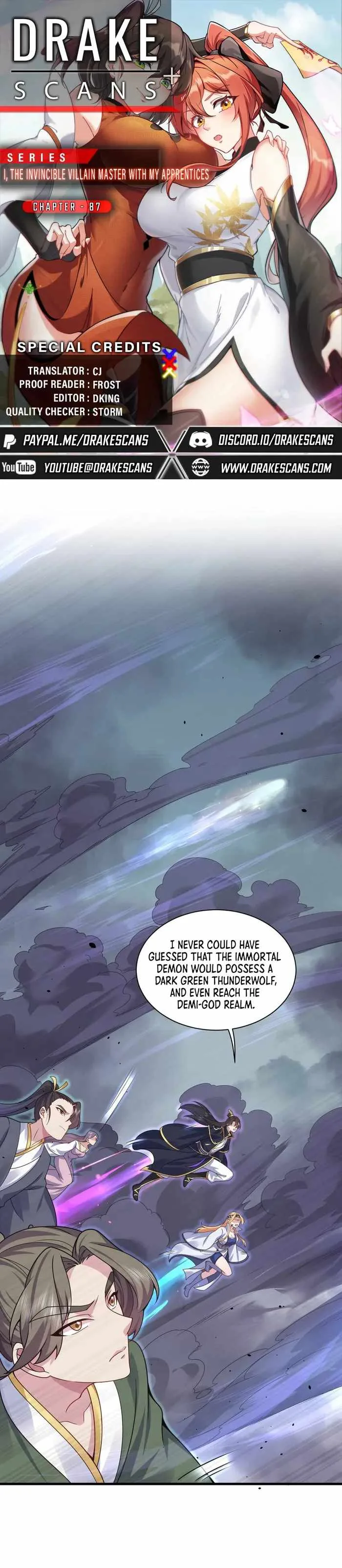 I, The Invincible Villain Master With My Apprentices Chapter 87 page 1