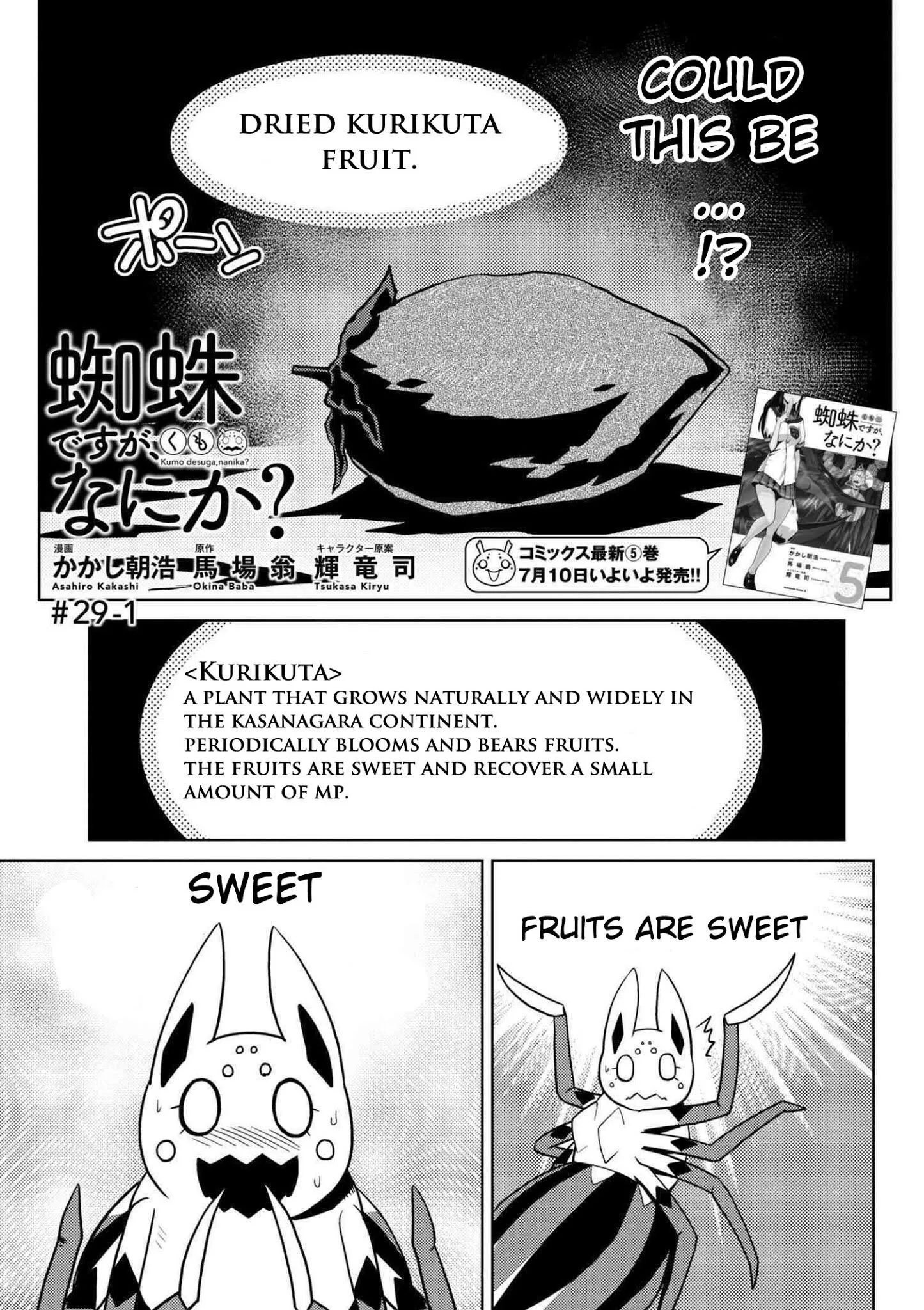 Kumo Desu Ga, Nani Ka? Chapter 29.1 page 1