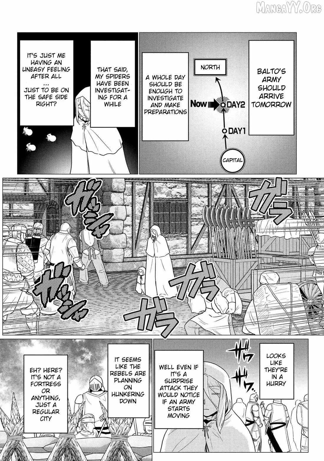 Kumo Desu Ga, Nani Ka? Chapter 77.1 page 8