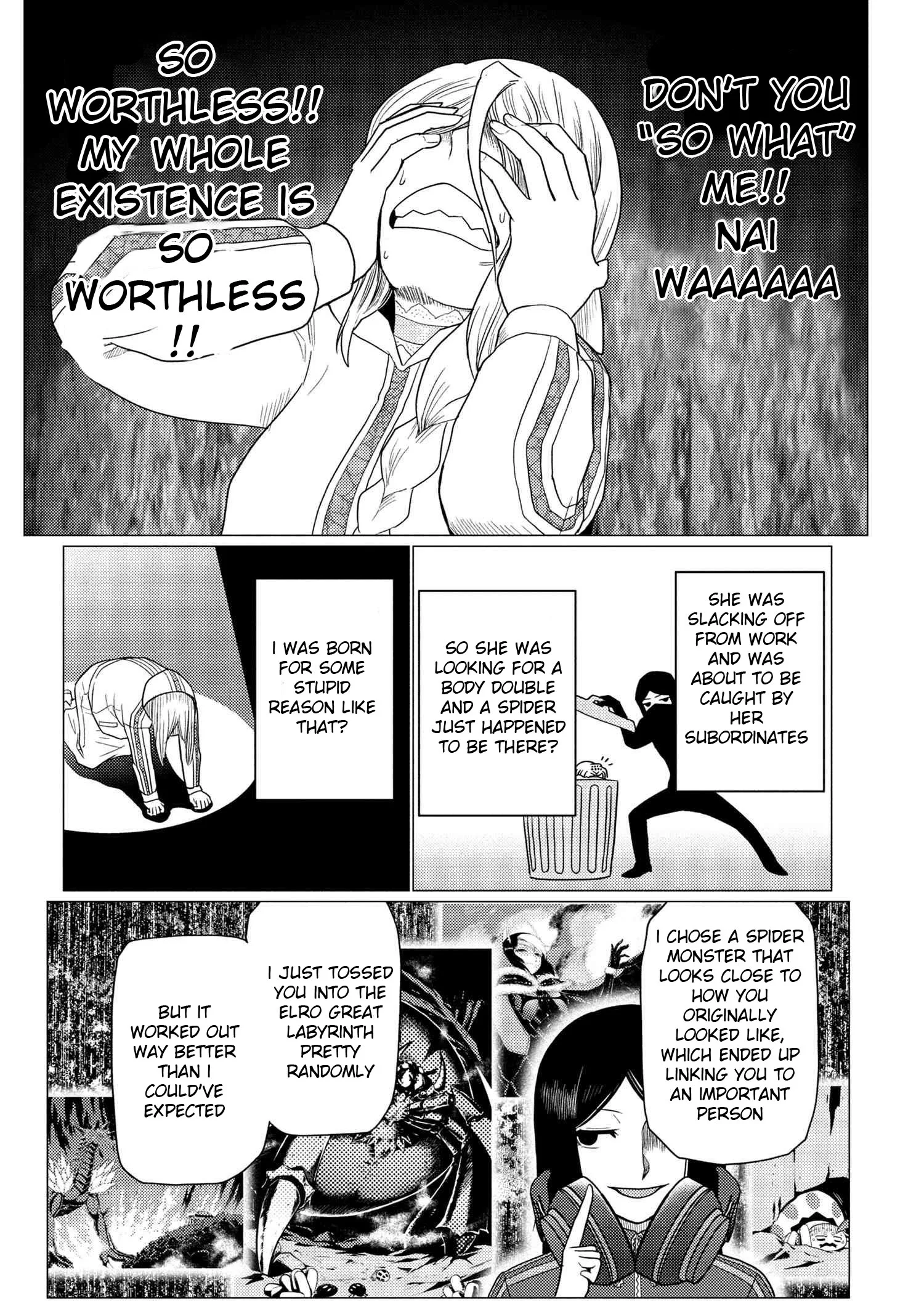 Kumo Desu Ga, Nani Ka? Chapter 75.2 page 14