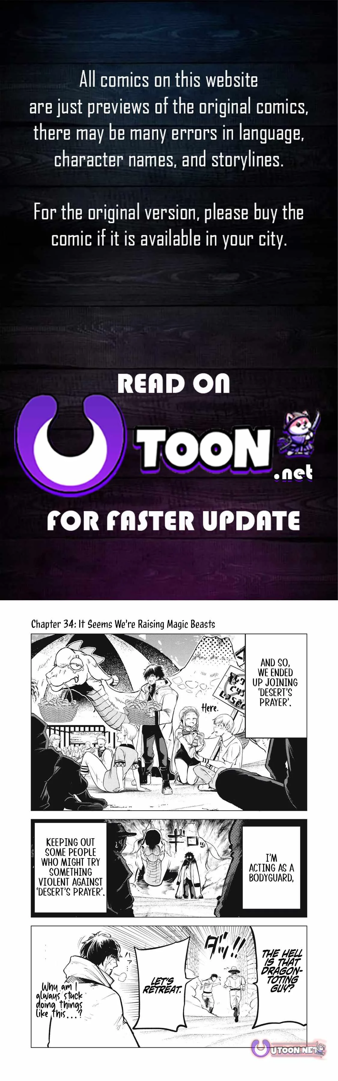 The Banished Dragon Master Becomes a Warrior in the Neighboring Country Where He Was Picked up Chapter 34 page 1