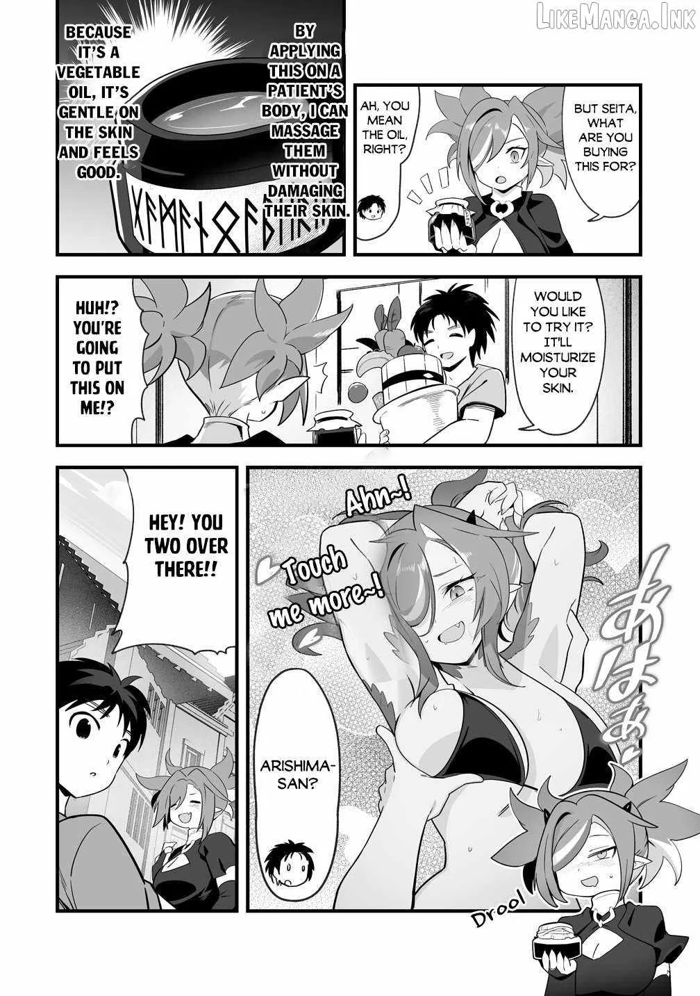 Isekai Harem Massage Kami no Shiatsu de Nayameru Monster Musume-tachi o Momihogusu! Chapter 3 page 3