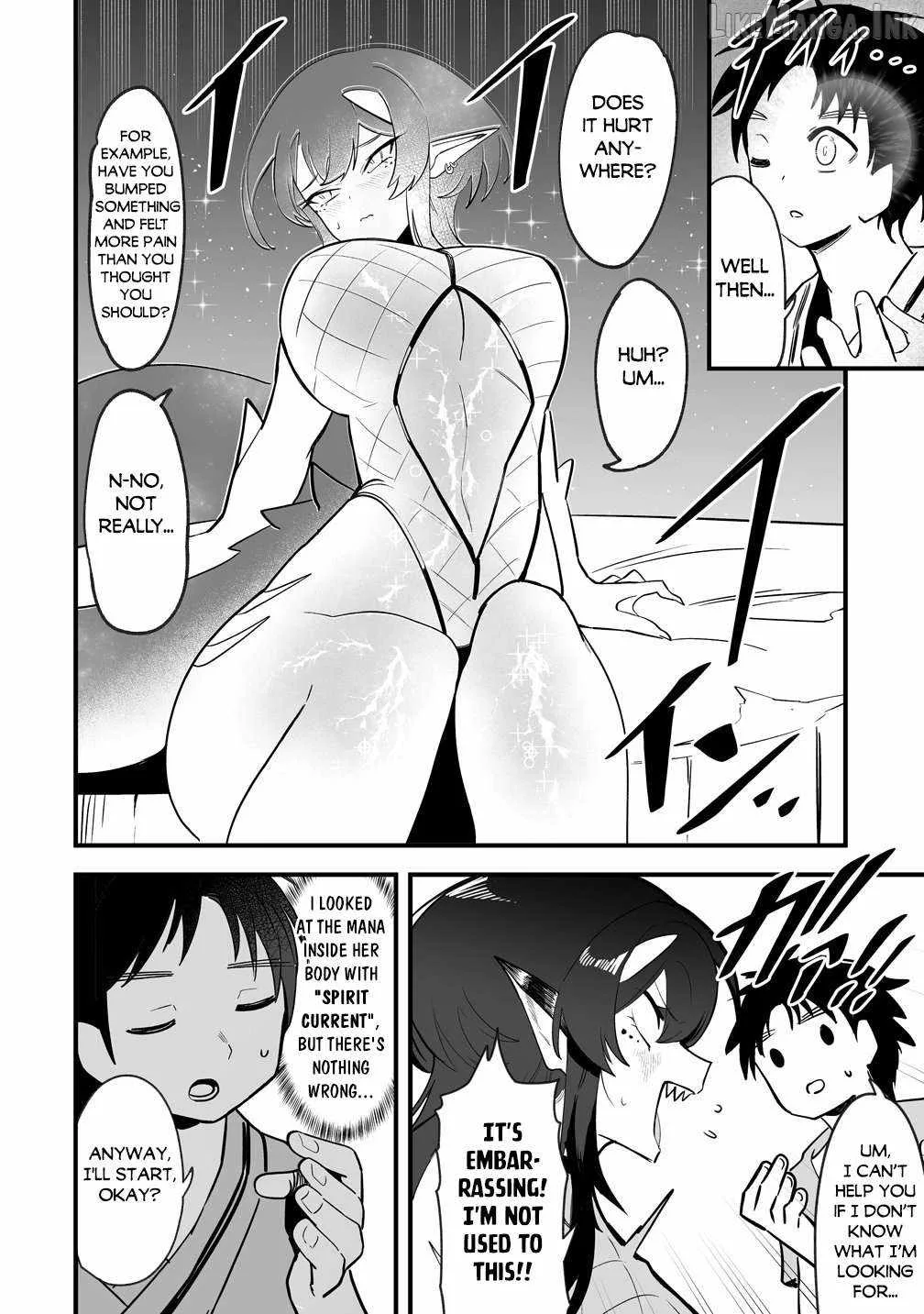 Isekai Harem Massage Kami no Shiatsu de Nayameru Monster Musume-tachi o Momihogusu! Chapter 3 page 13