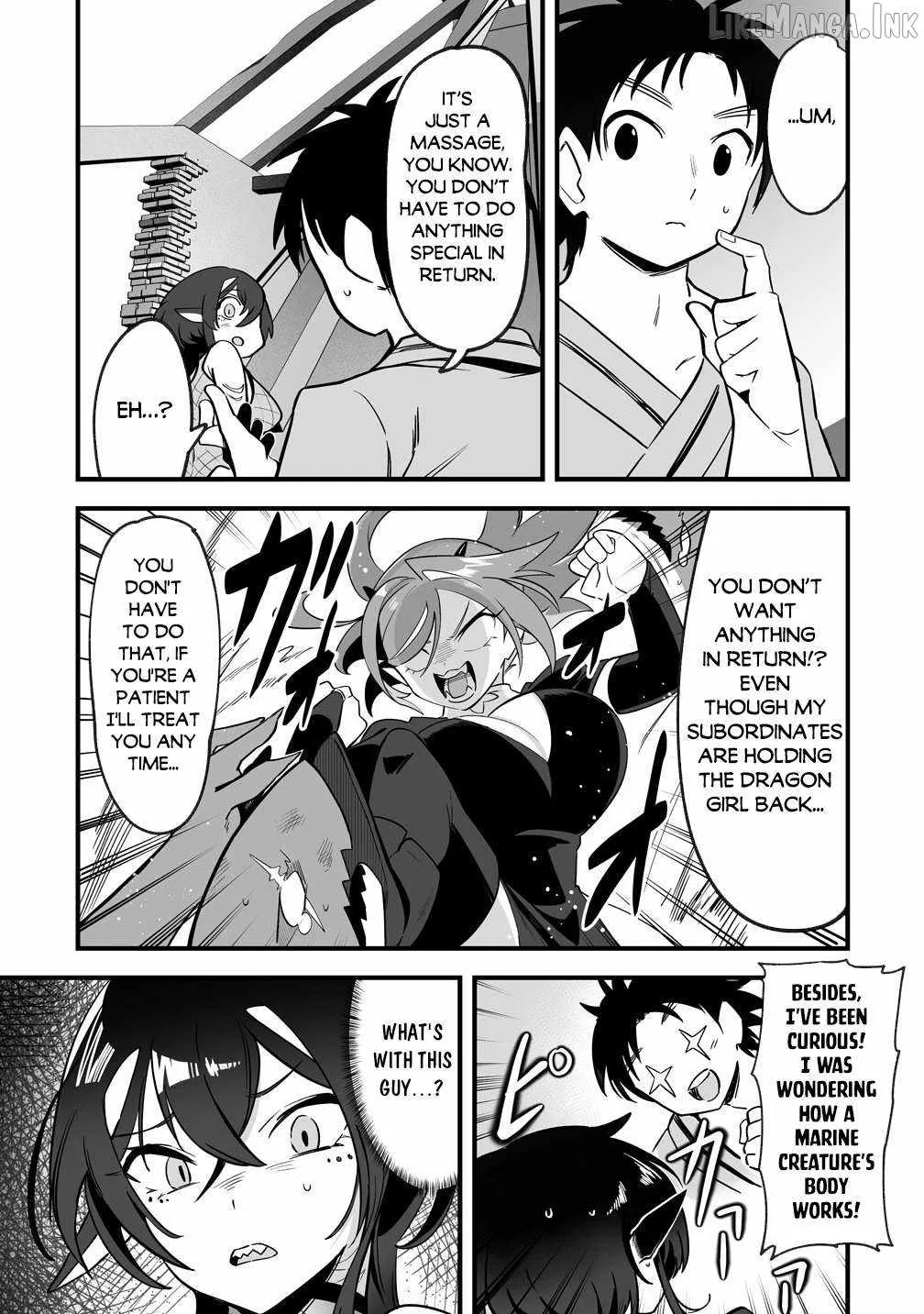 Isekai Harem Massage Kami no Shiatsu de Nayameru Monster Musume-tachi o Momihogusu! Chapter 3 page 12