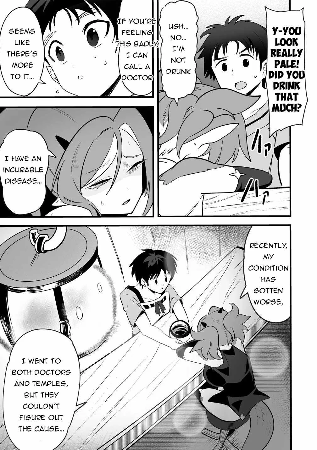Isekai Harem Massage Kami no Shiatsu de Nayameru Monster Musume-tachi o Momihogusu! Chapter 1 page 14