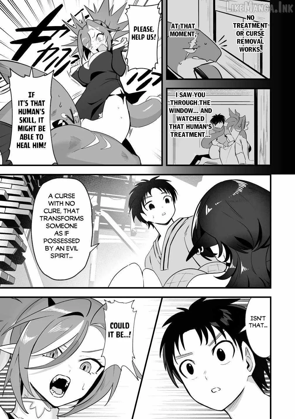 Isekai Harem Massage Kami no Shiatsu de Nayameru Monster Musume-tachi o Momihogusu! Chapter 3 page 26