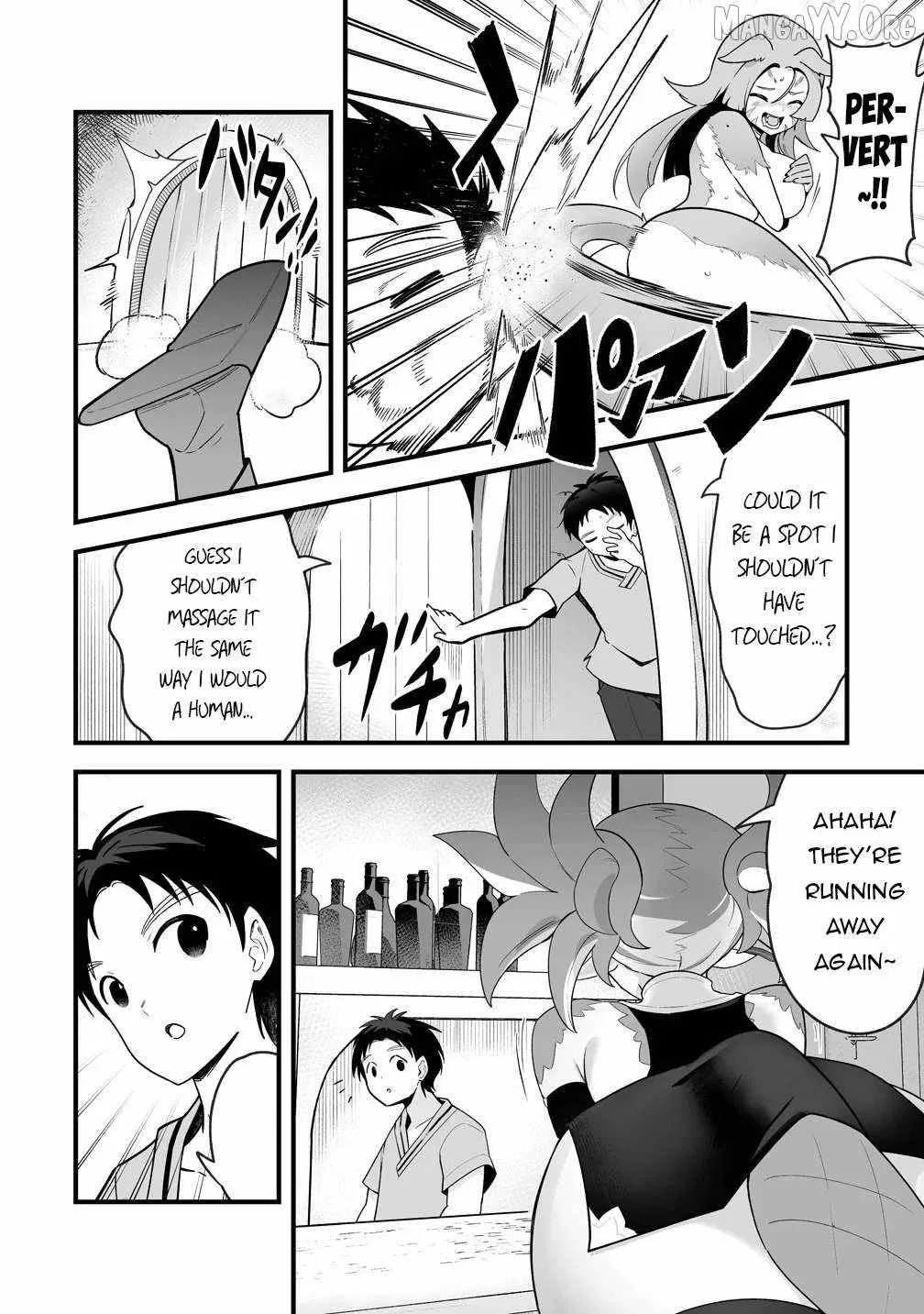 Isekai Harem Massage Kami no Shiatsu de Nayameru Monster Musume-tachi o Momihogusu! Chapter 2 page 2
