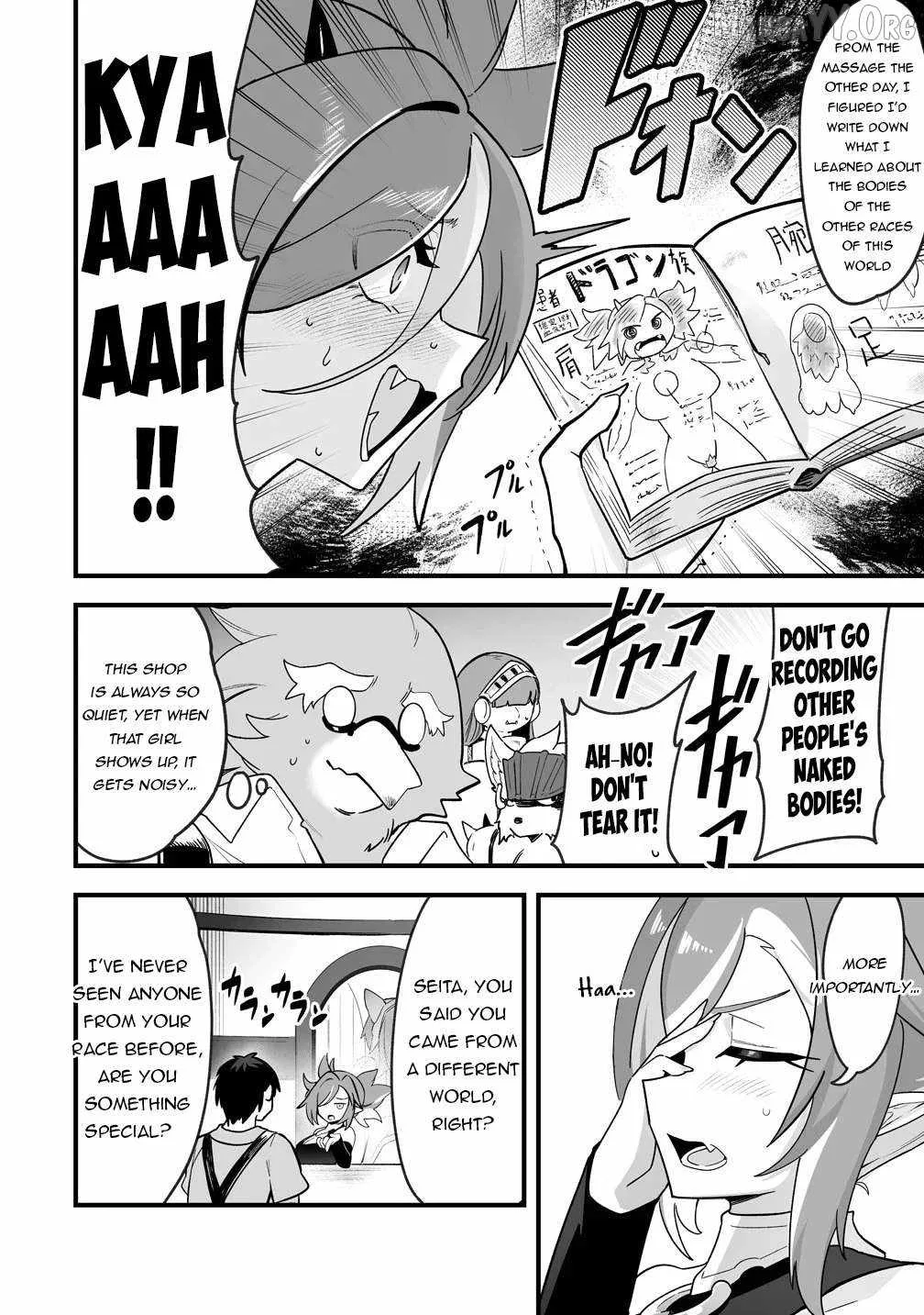 Isekai Harem Massage Kami no Shiatsu de Nayameru Monster Musume-tachi o Momihogusu! Chapter 2 page 4